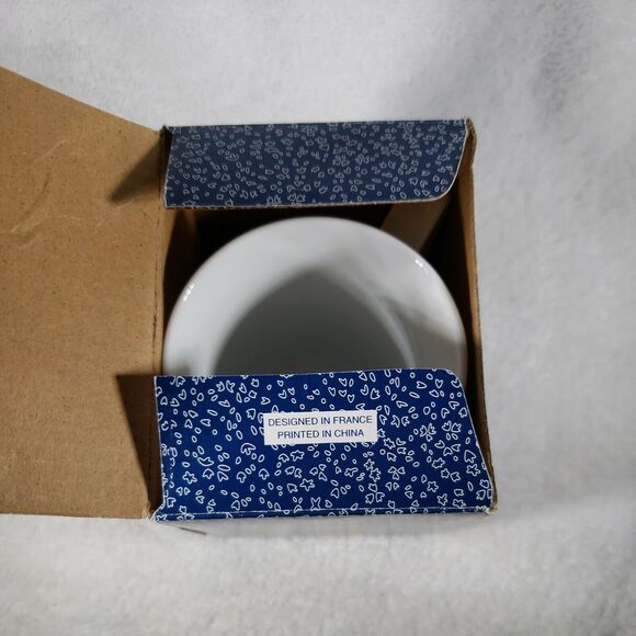 ST DALFOUR Tea Coffee  Cup White New in Original Box Designed In France NOS - Picture 12 of 12